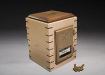 Custom Piggy bank box handmade by Brian Benham