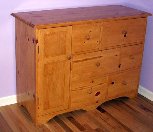 Rustic Pine Dresser