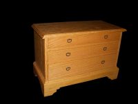 Oak Jewelry Box with hidden drawer