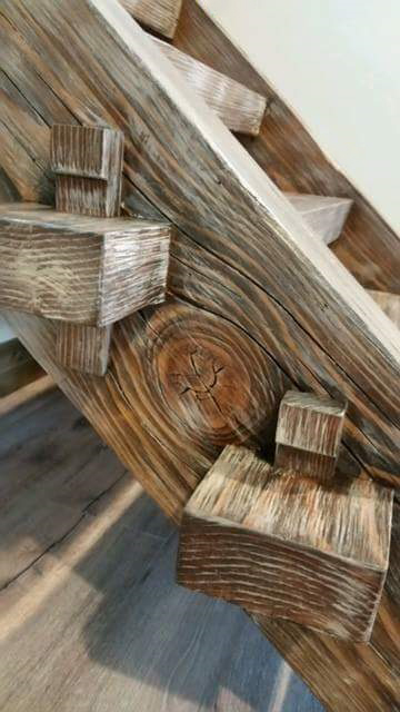 Timber Frame Staircase