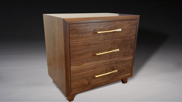 Mid Century Modern Nightstand with drawers